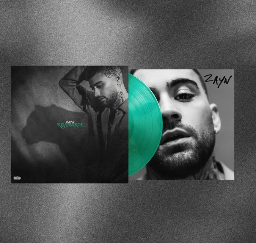 Zayn Malik — Zayn Malik Signed Konnakol Insert + Green Vinyl Limited Edition 5th Element LP, image 2