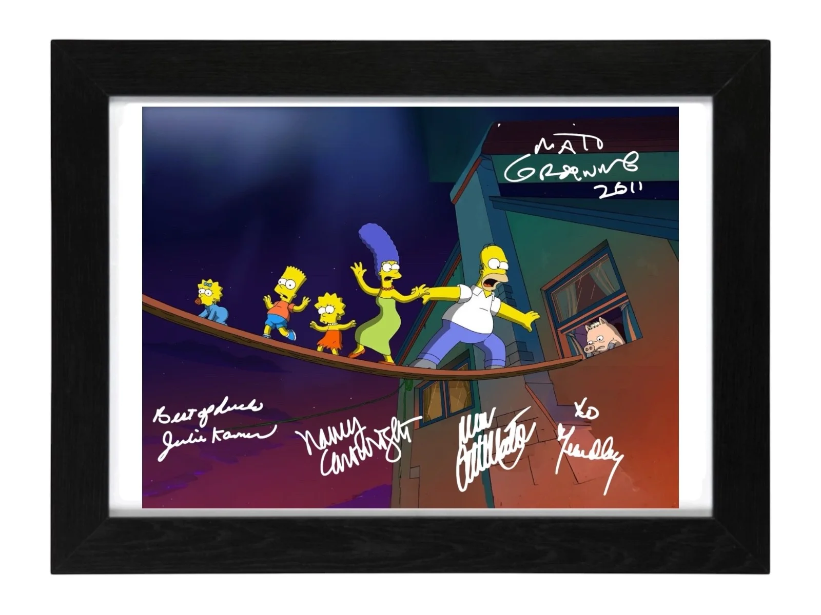 The Simpsons Thornton Signed Autograph PHOTO Pre Print Film 6x4/A4/A4 Framed, image 3
