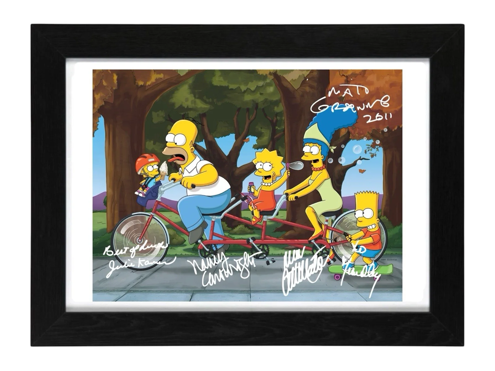 The Simpsons Thornton Signed Autograph PHOTO Pre Print Film 6x4/A4/A4 Framed, image 2