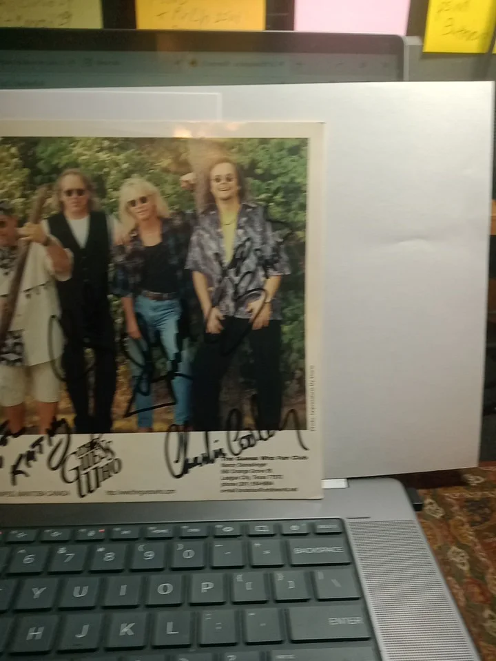 Autographed Guess Who Picture, image 3