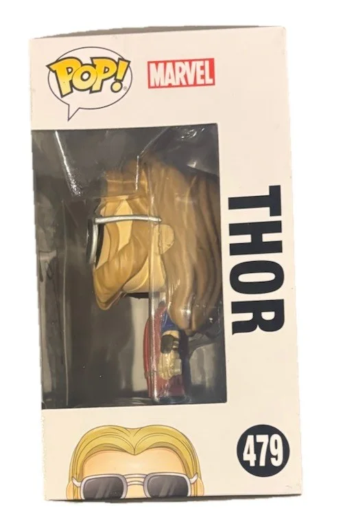 Chris Hemsworth MARVEL Thor Signed Autographed POP Funko Toy #479, image 2