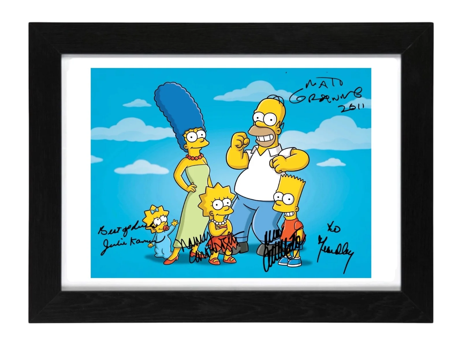The Simpsons Thornton Signed Autograph PHOTO Pre Print Film 6x4/A4/A4 Framed, image 3