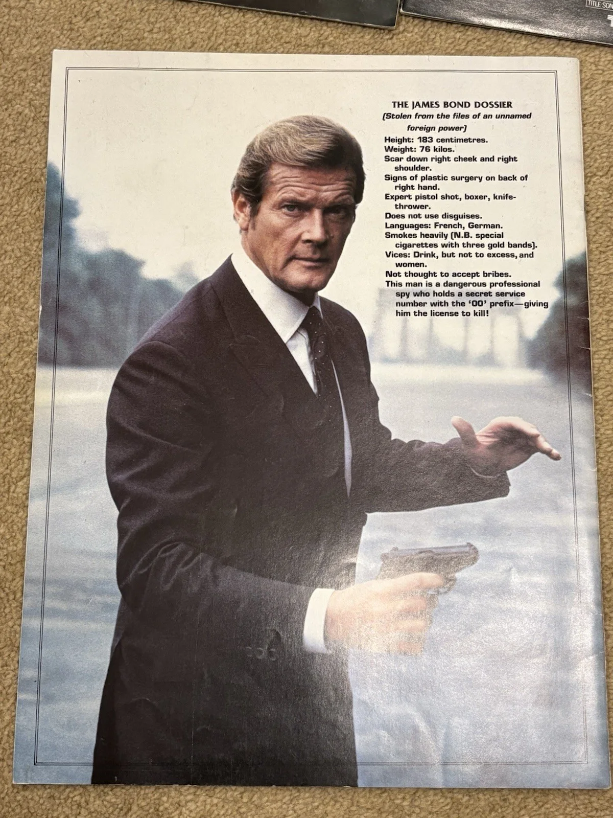 James Bond Official Movie Brochures: Moonraker, For Your Eyes Only & Octopussy, изображение 2