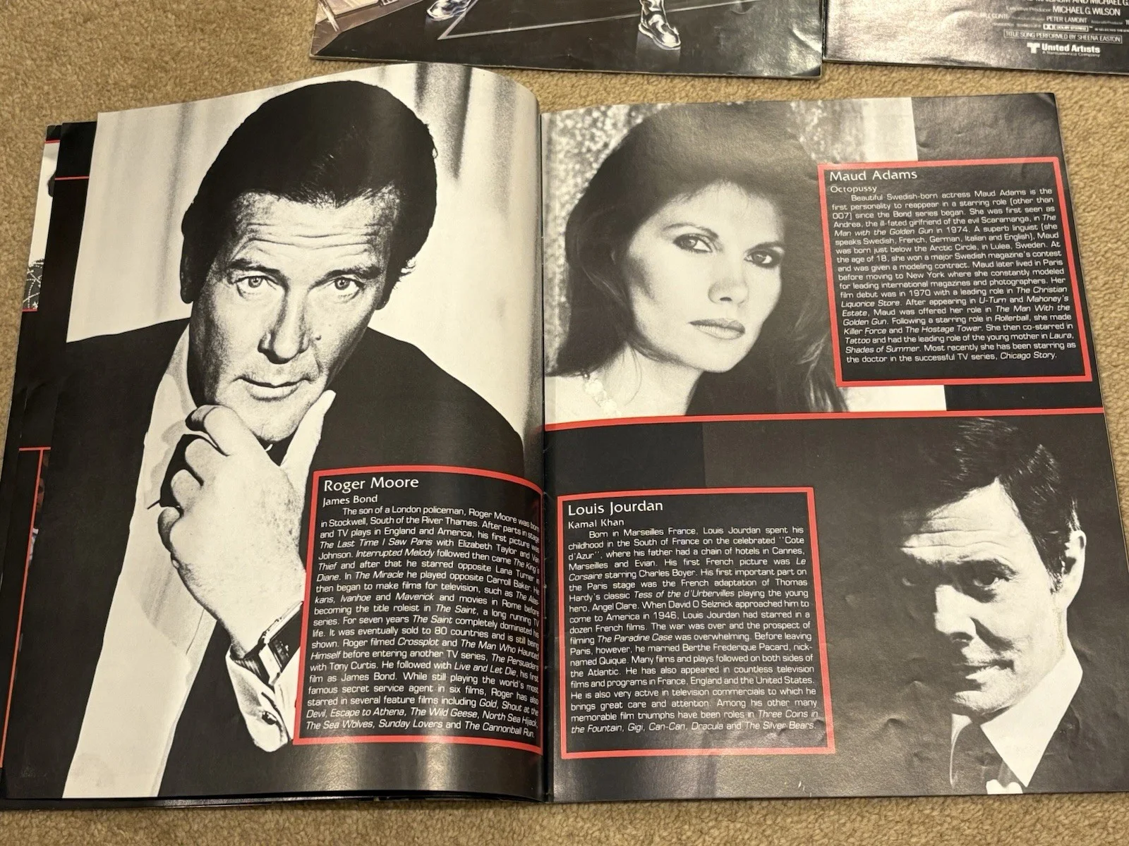 James Bond Official Movie Brochures: Moonraker, For Your Eyes Only & Octopussy, изображение 4