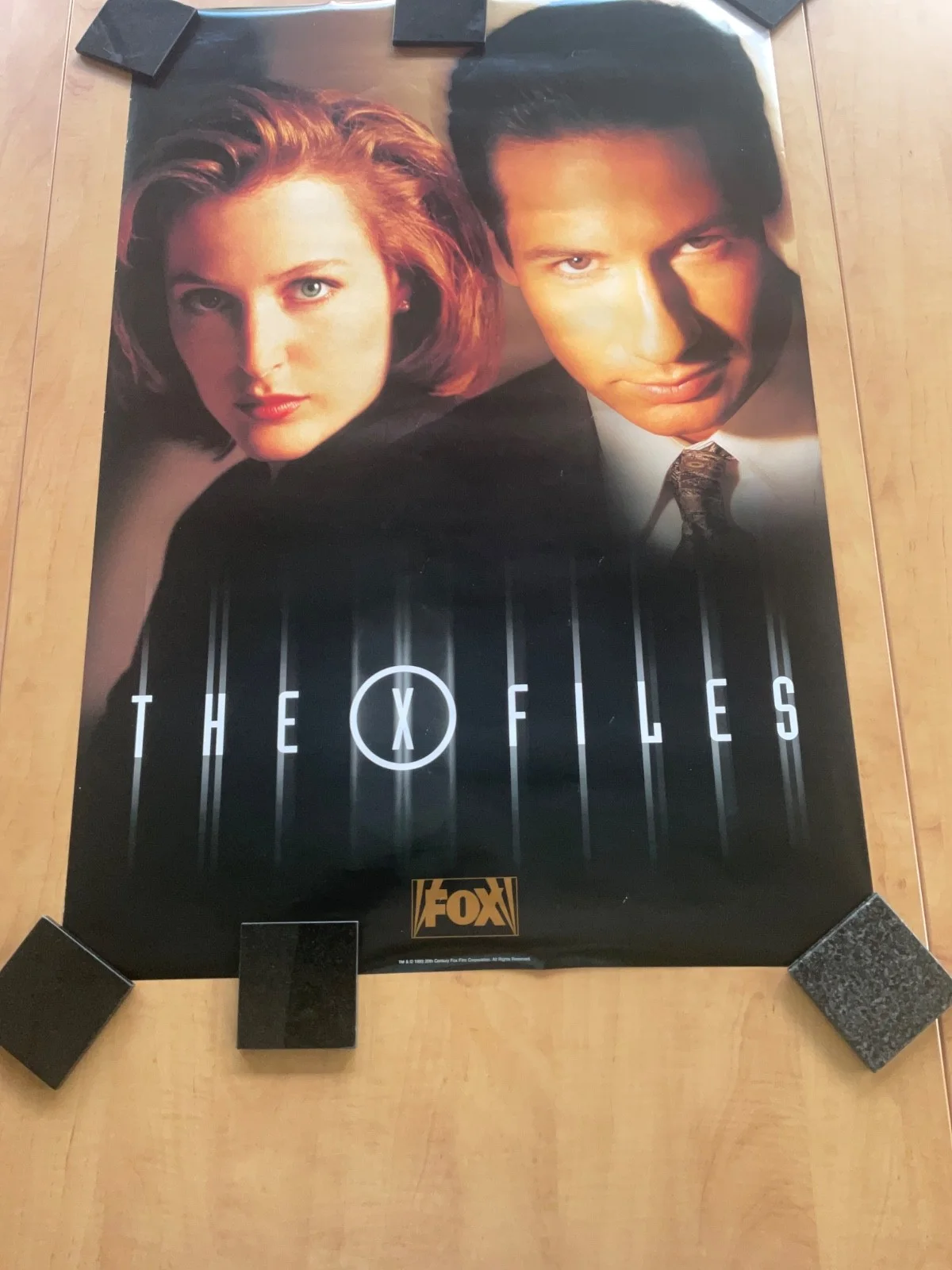 The X Files Movie Advance one sheet poster S/S 27 x 40 inch, изображение 3