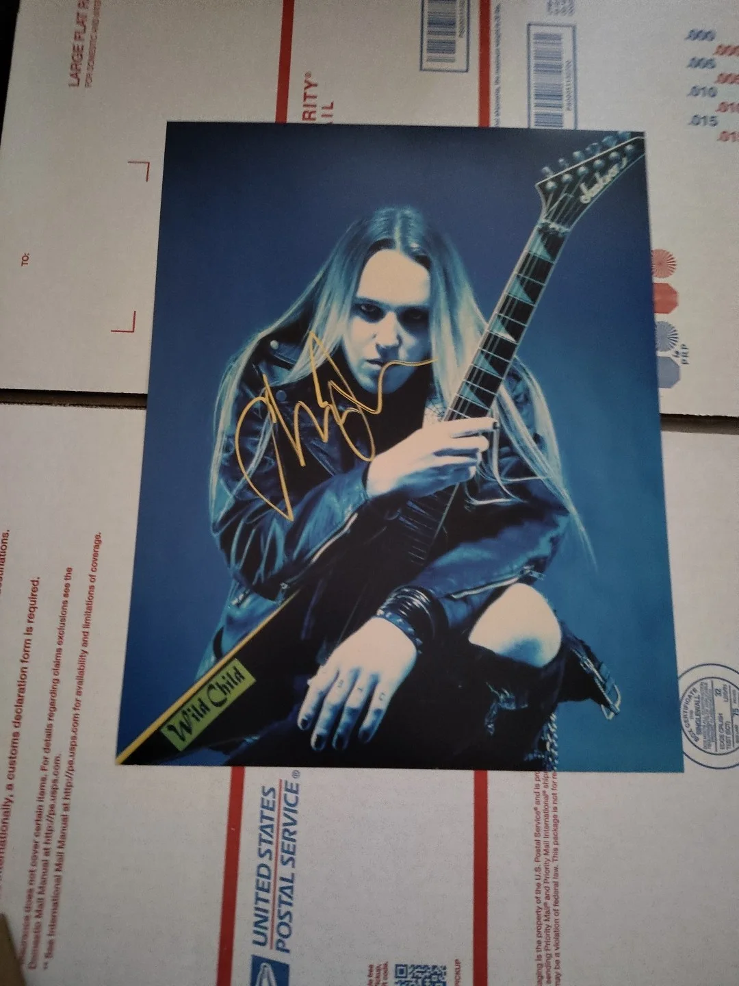 Alexi Laiho Children Of Bodom Signed 11x14 70000 Tons Cruise Autograph Photo, изображение 2