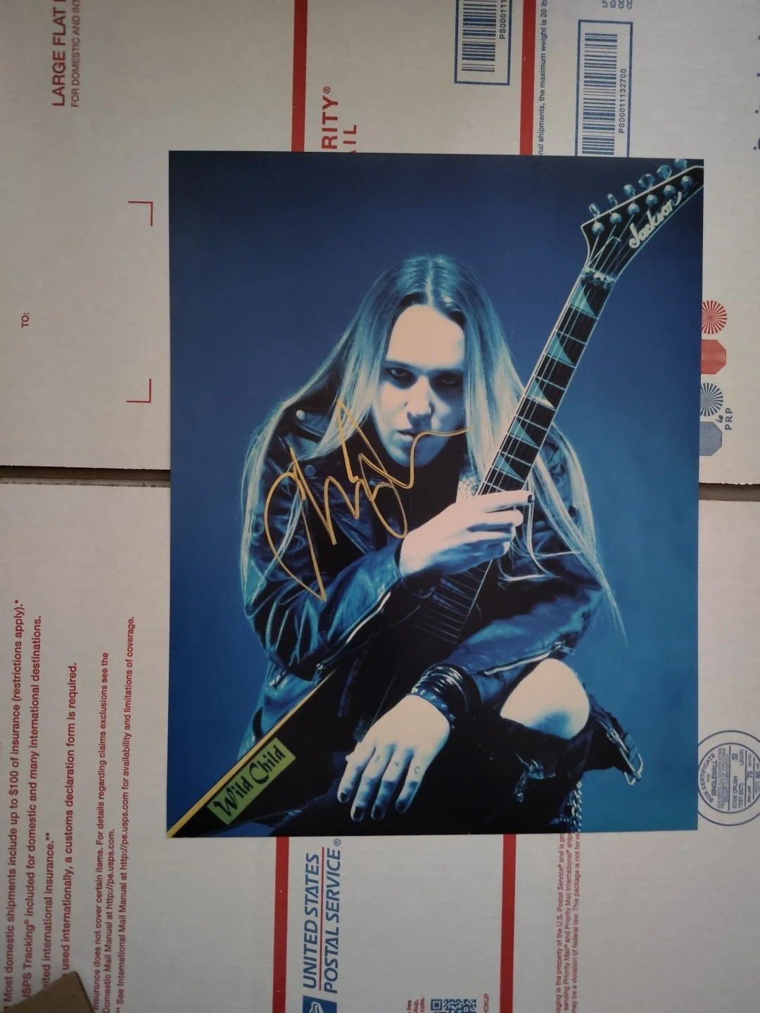Alexi Laiho Children Of Bodom Signed 11x14 70000 Tons Cruise Autograph Photo, изображение 3