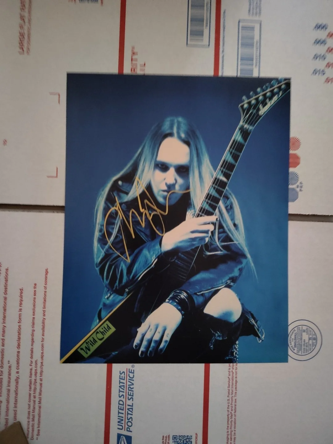 Alexi Laiho Children Of Bodom Signed 11x14 70000 Tons Cruise Autograph Photo, изображение 4
