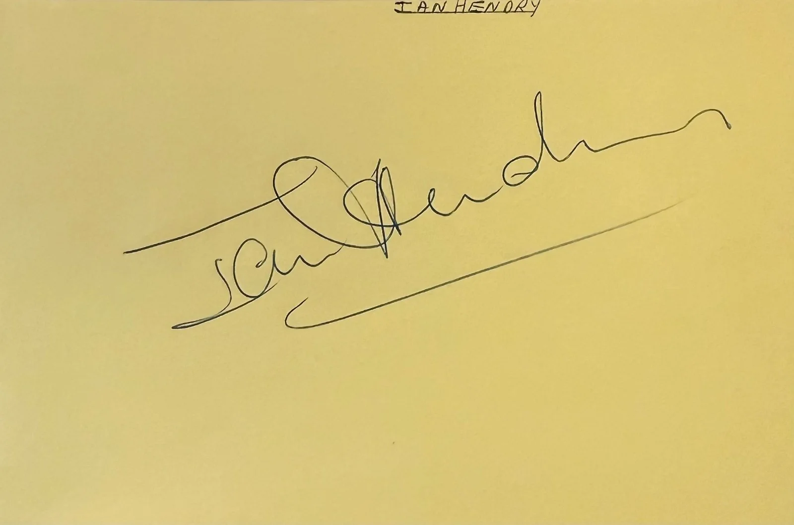 Ian Hendry — IAN HENDRY Signed Autograph 4x6 ALBUM PAGE Children of the Damned THE AVENGERS, изображение 3