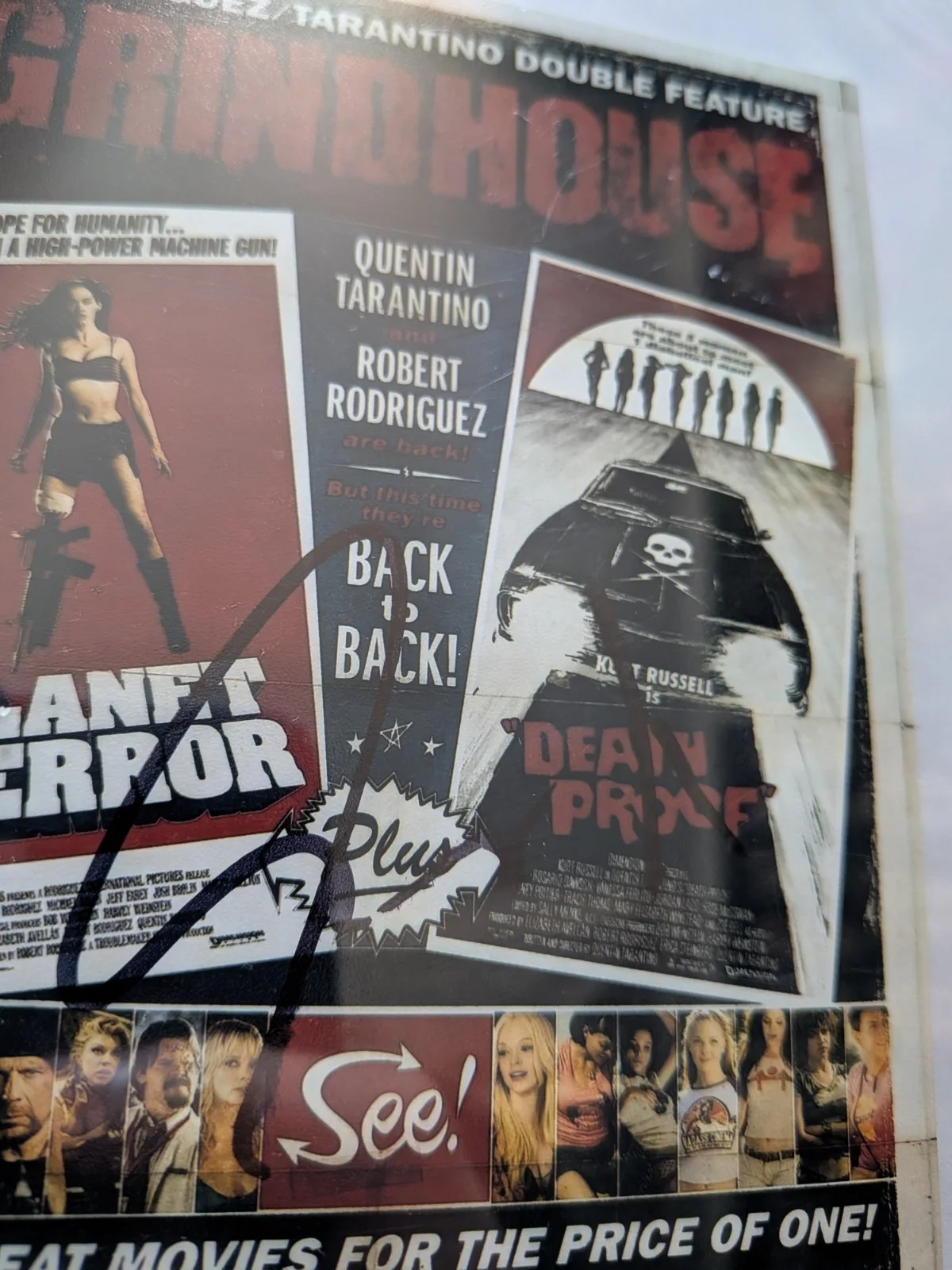 Nick Frost — Nick Frost Signed 4x6 PSA DNA Authentic Slabbed Auto 7x10 Case Grindhouse, image 3