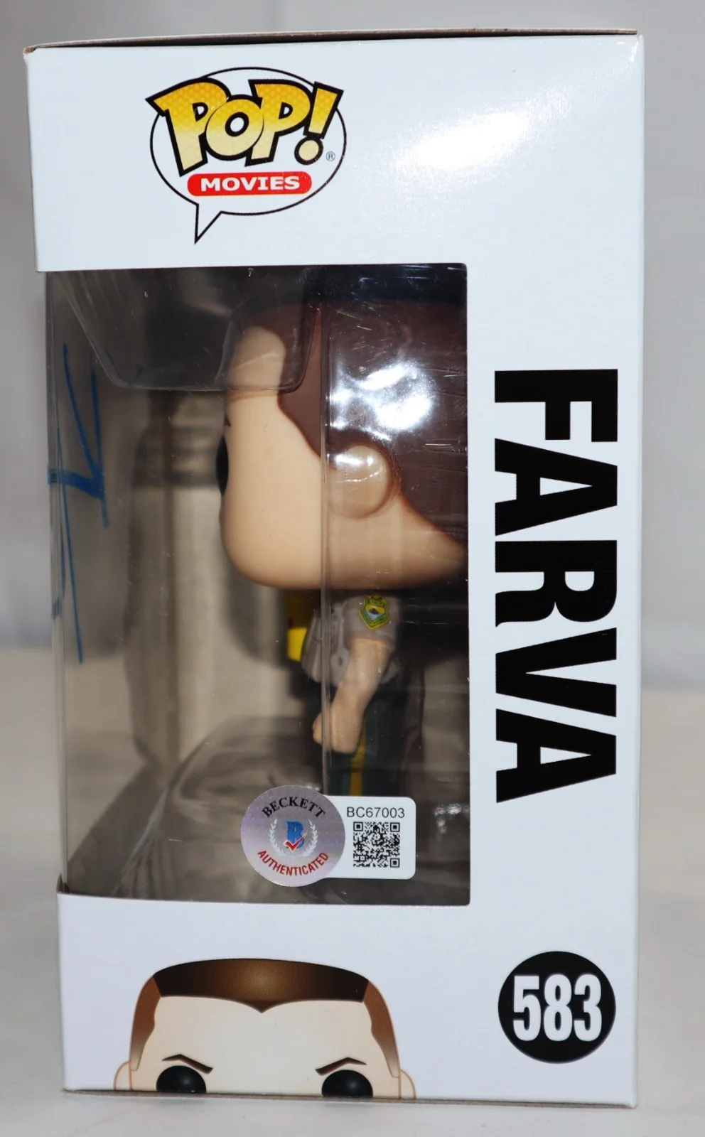 Kevin Heffernan — 🔥👮 RARE Kevin Heffernan Signed Super Troopers Farva Funko Pop Beckett PSA JSA, изображение 4