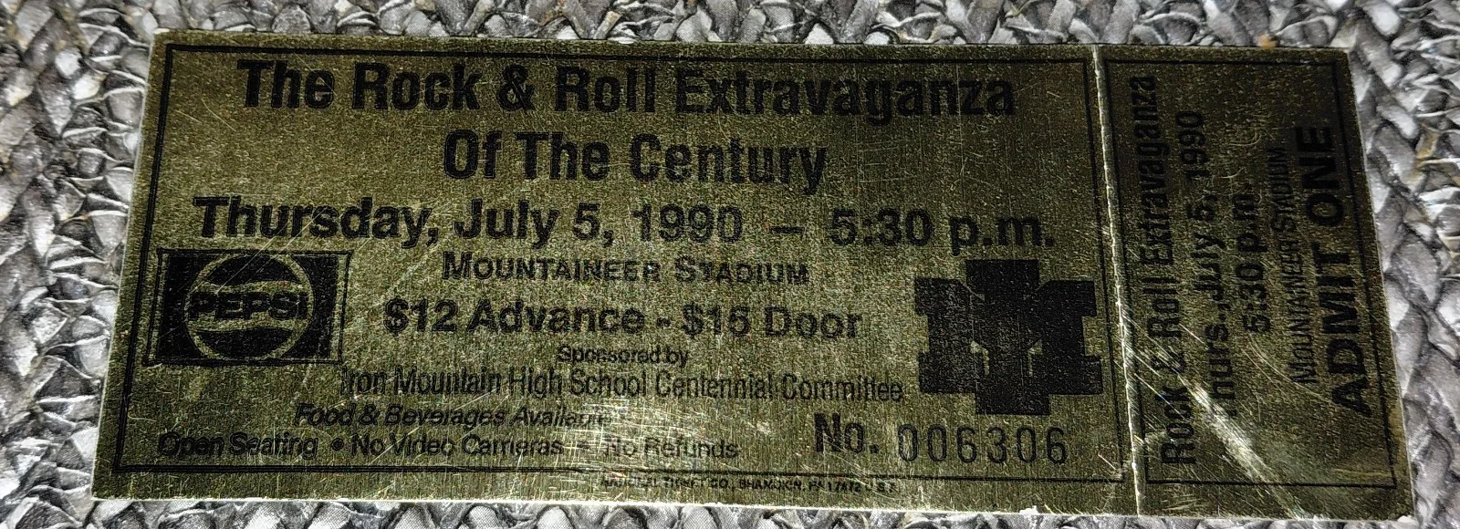 The Turtles SIGNED 1990 Rock & Roll Ticket Mark Volman Howard Kaylan Flo & Eddie, изображение 4
