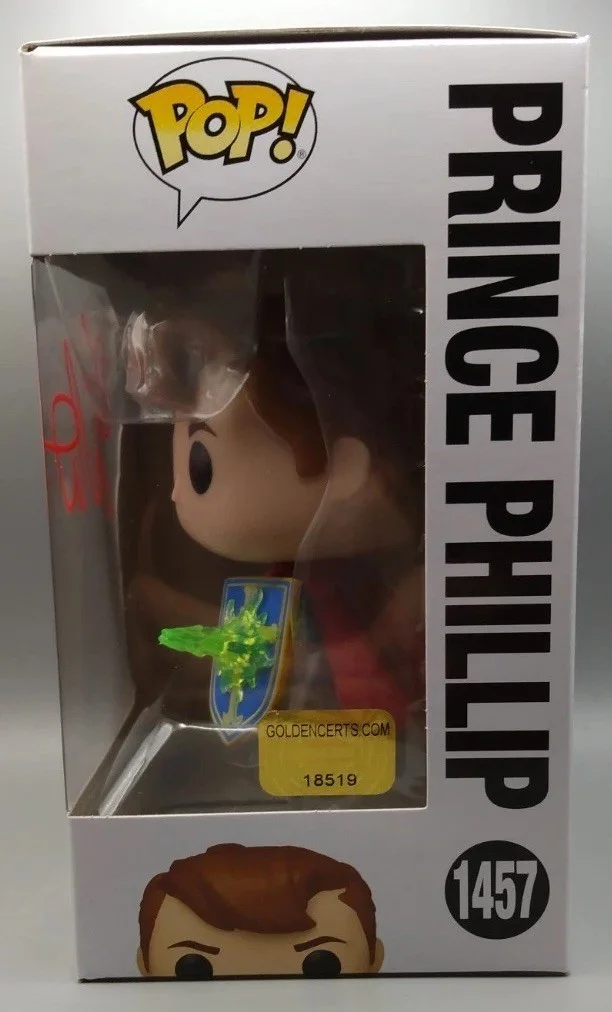 Brenton Thwaites — Brenton Thwaites Prince Phillip Funko Pop#1457 Signed Autographed COA#18519 AUTO, изображение 4