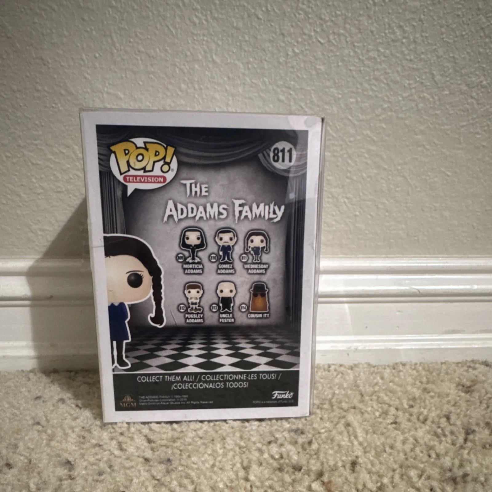 Funko Pop Autographed Wednesday Addams Figure The Addams Family Television, изображение 3