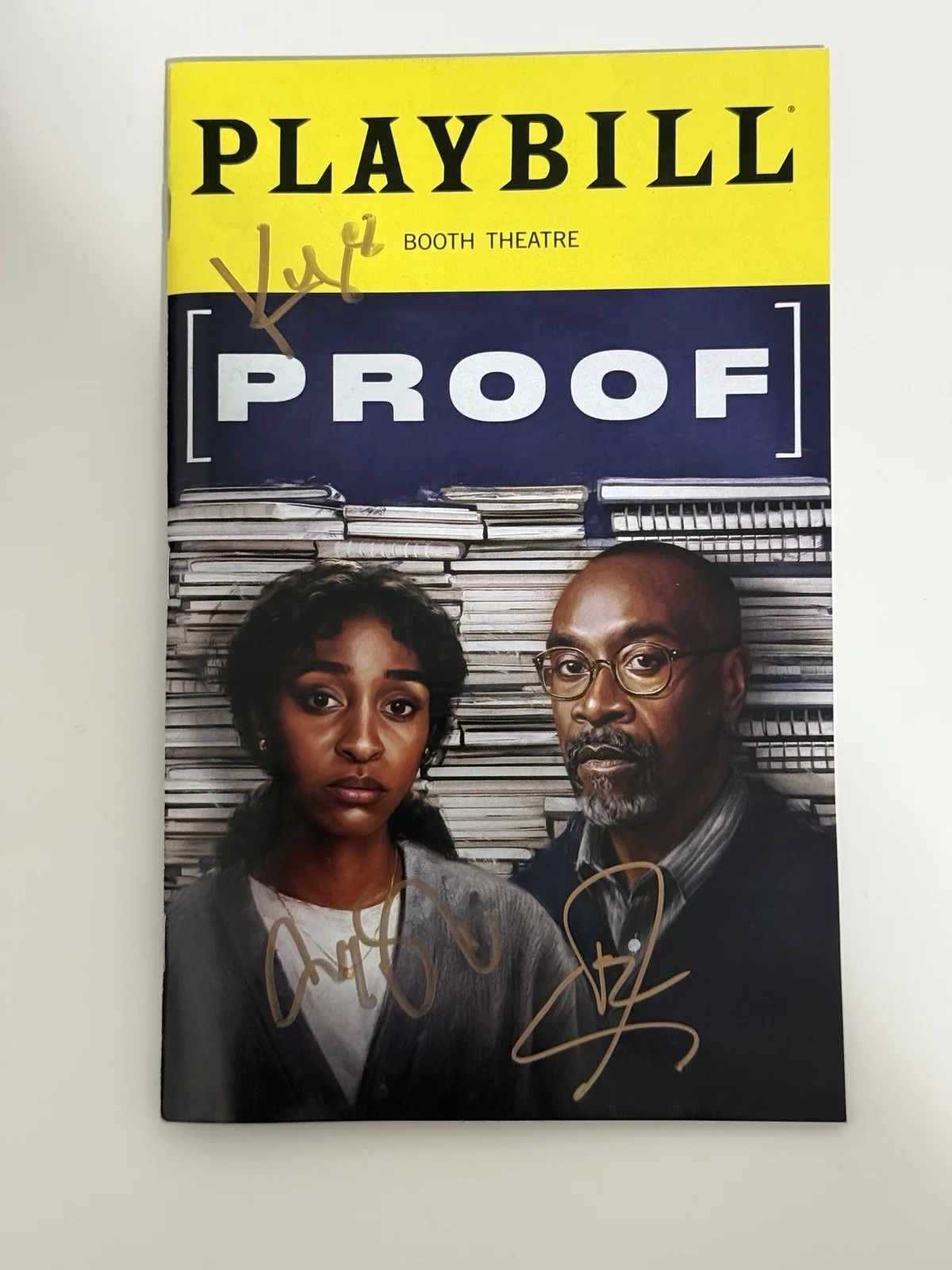 Kara Young, Ayo Edebiri, Don Cheadle — Proof 2026 Signed Broadway Playbill x3 Kara Young, Ayo Edebiri, Don Cheadle