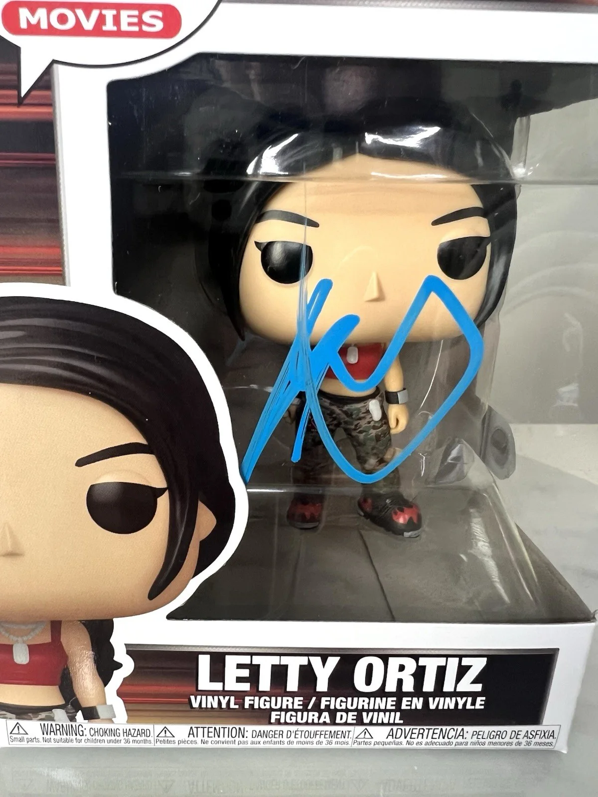 Michelle Rodriguez — Michelle Rodriguez Letty Oritz Signed Funko Pop SWAU COA, изображение 2