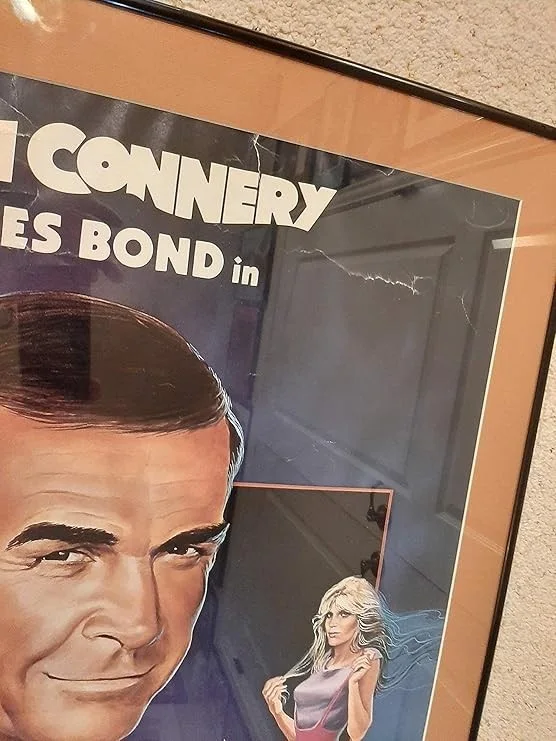 Michael Madsen — * SEAN CONNERY * signed vintage "Never Say Never Again" 26x38 movie poster 1983, image 2
