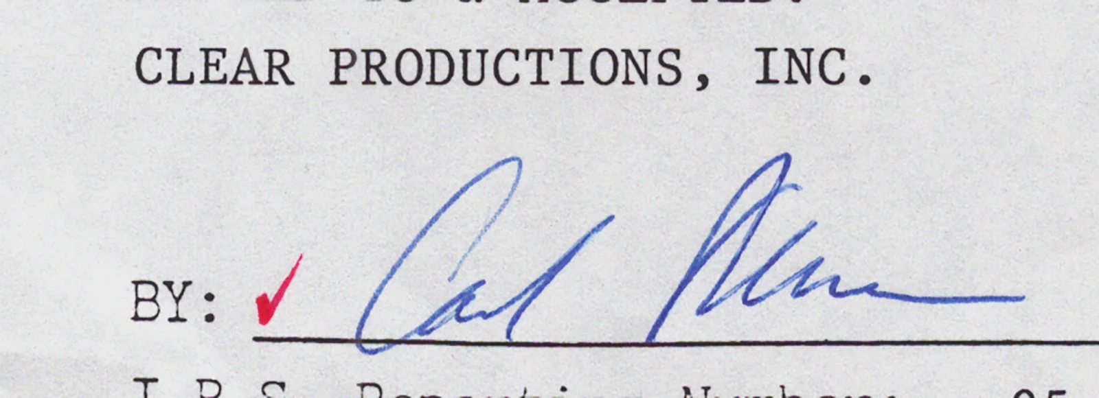 Carl Reiner — CARL REINER - CONTRACT DOUBLE SIGNED 05/14/1987, image 5