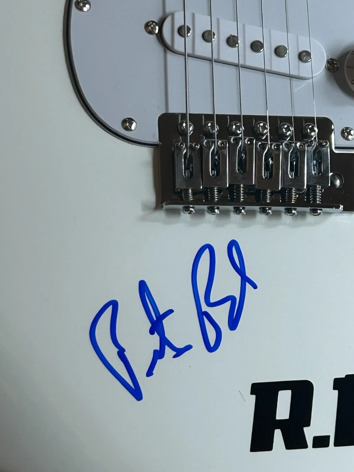 Peter Buck of REM signed Electric Guitar JSA COA LOA, изображение 2