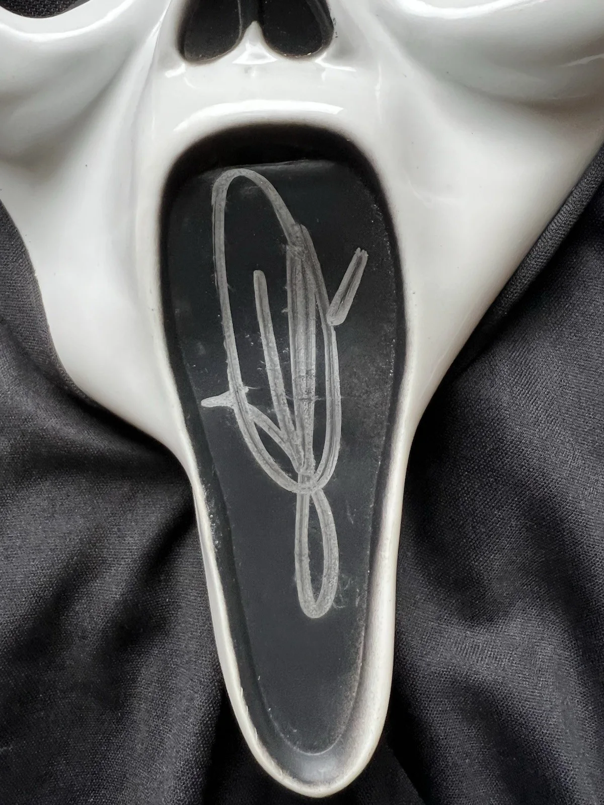 Jack Quaid — Jack Quaid Signed Ghostface Mask Beckett COA Scream Richie Kirsch, image 2