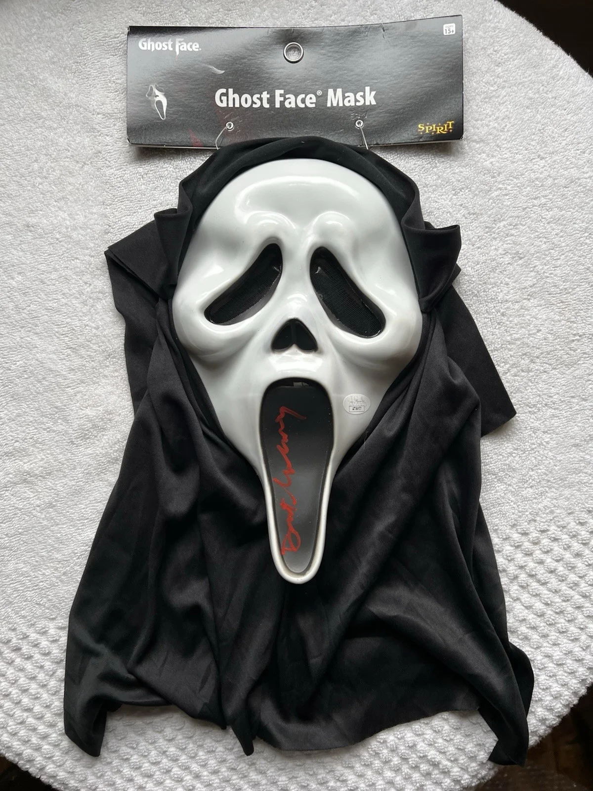 Dermot Mulroney — Dermot Mulroney Signed Ghostface Mask JSA SCREAM Horror
