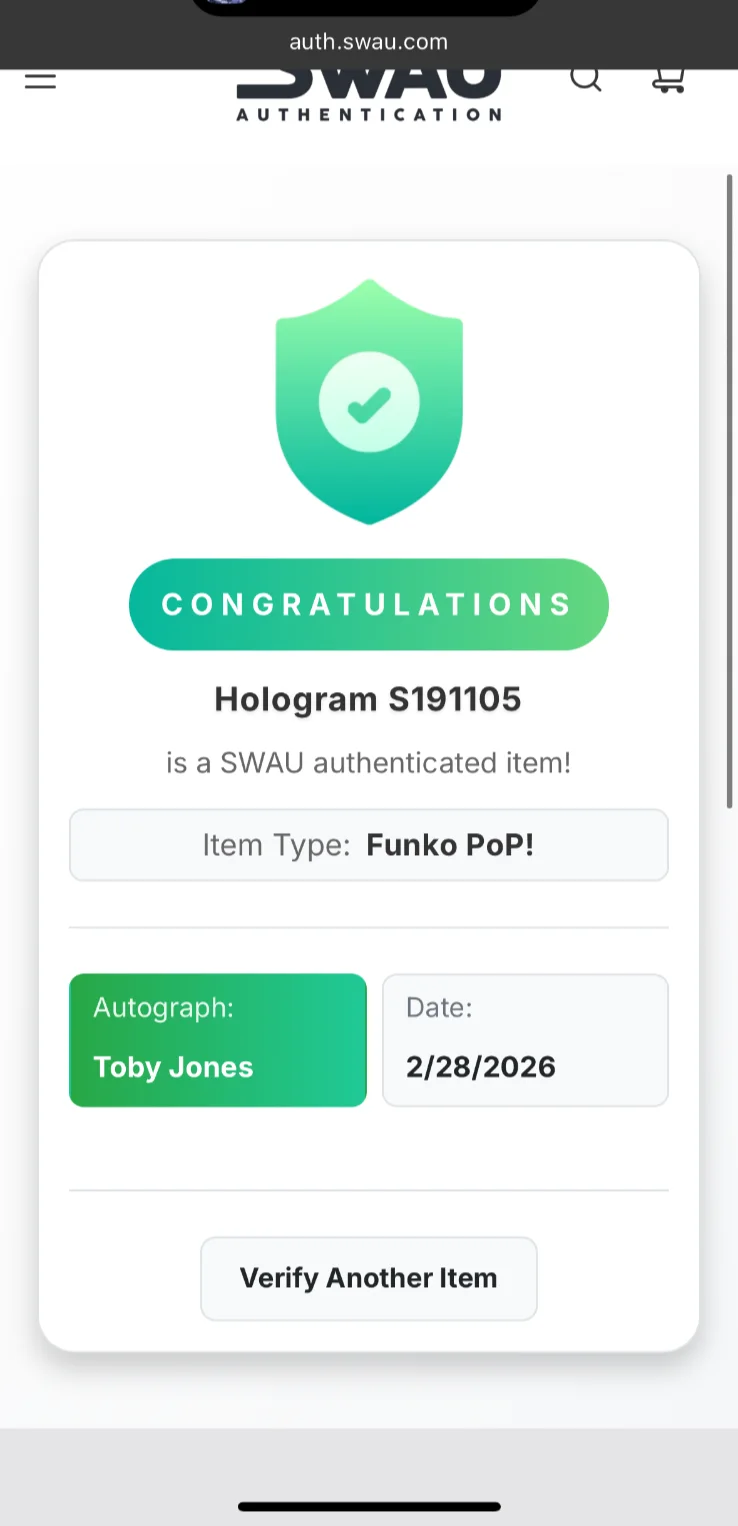 Toby Jones Signed Dobby Funko Pop SWAU COA autograph harry potter 151, изображение 2