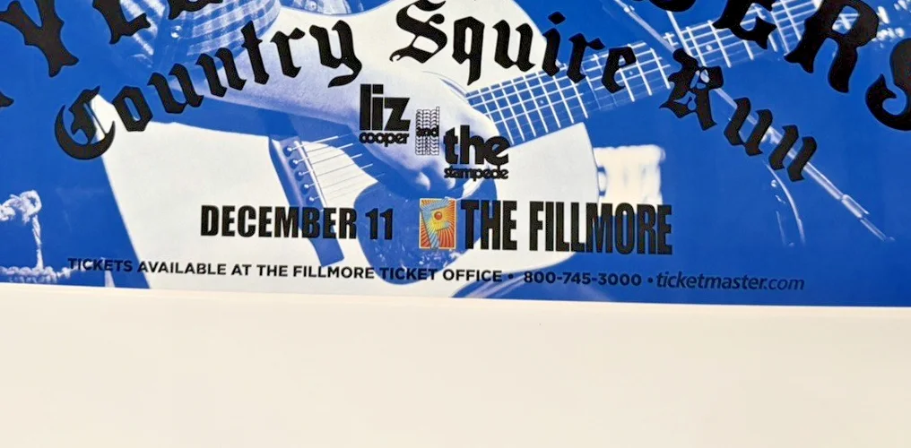 Tyler Childers Signed Country Squire Run Poster 12/11/19 Fillmore Philly JSA, image 5