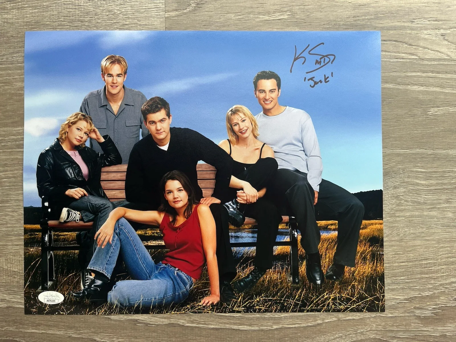 Kerr Smith — Kerr Smith Signed Dawsons Creek 11x14 Photo JSA COA Jack, image 2