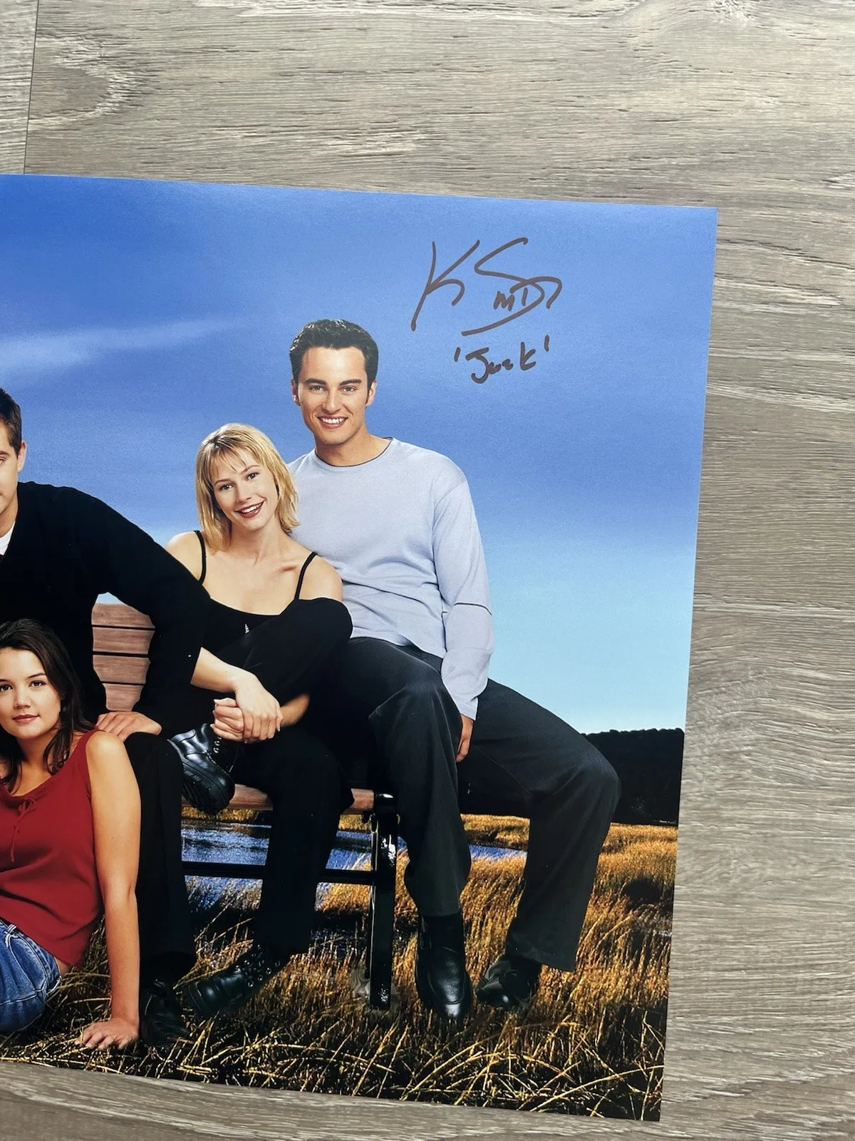 Kerr Smith — Kerr Smith Signed Dawsons Creek 11x14 Photo JSA COA Jack, image 3