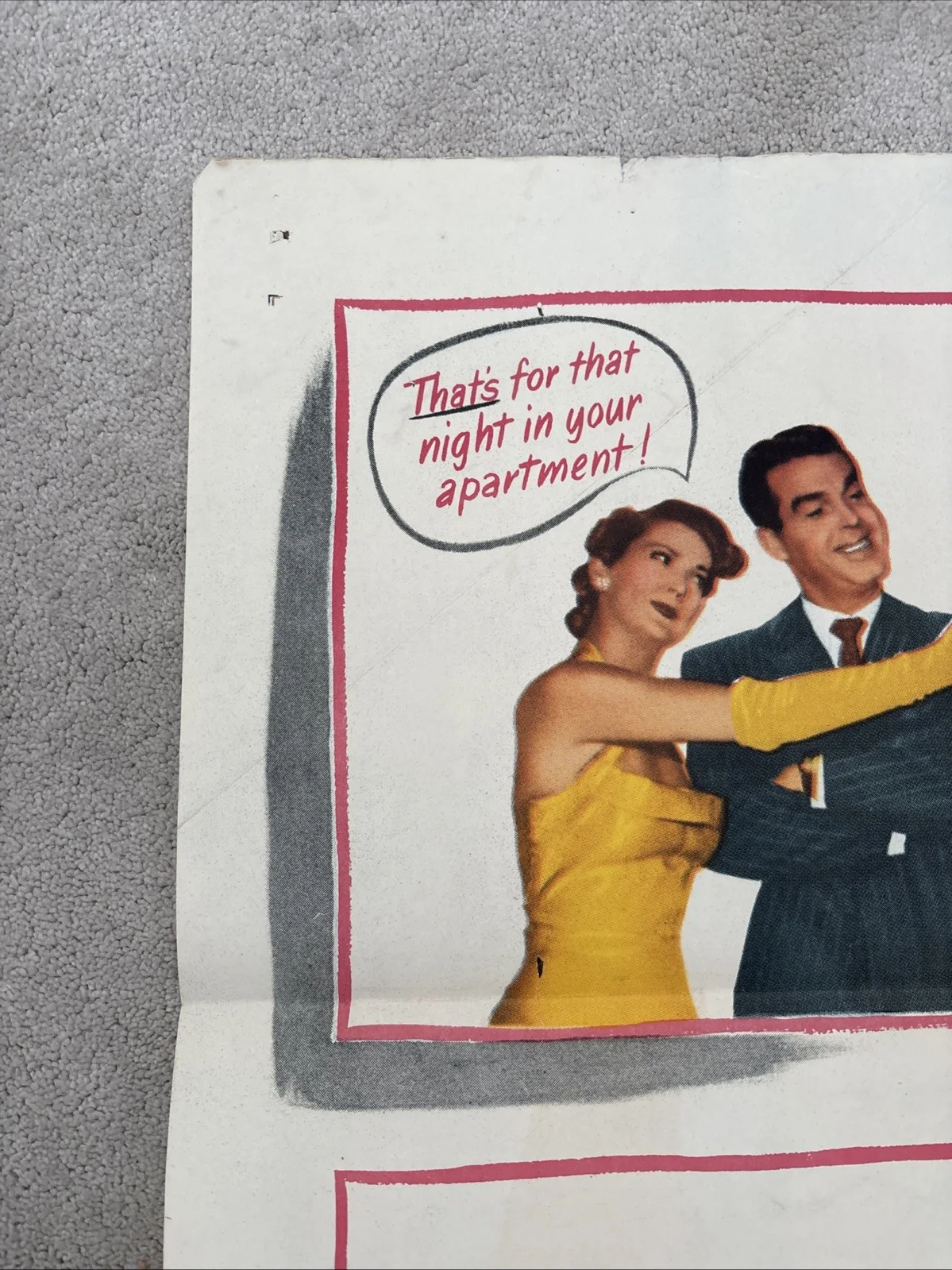 An Innocent Affair (1948) Original US One Sheet Movie Poster, image 2