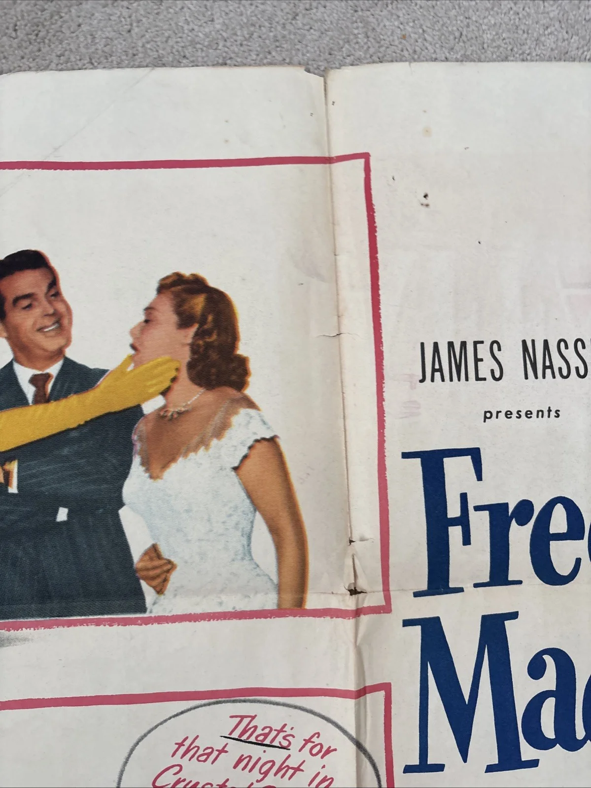 An Innocent Affair (1948) Original US One Sheet Movie Poster, image 3