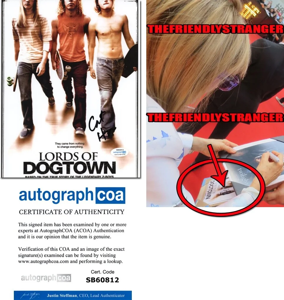 CATHERINE HARDWICKE — Catherine Hardwicke signed "LORDS OF DOGTOWN" 8x10 Photo d EXACT PROOF Dir ACOA