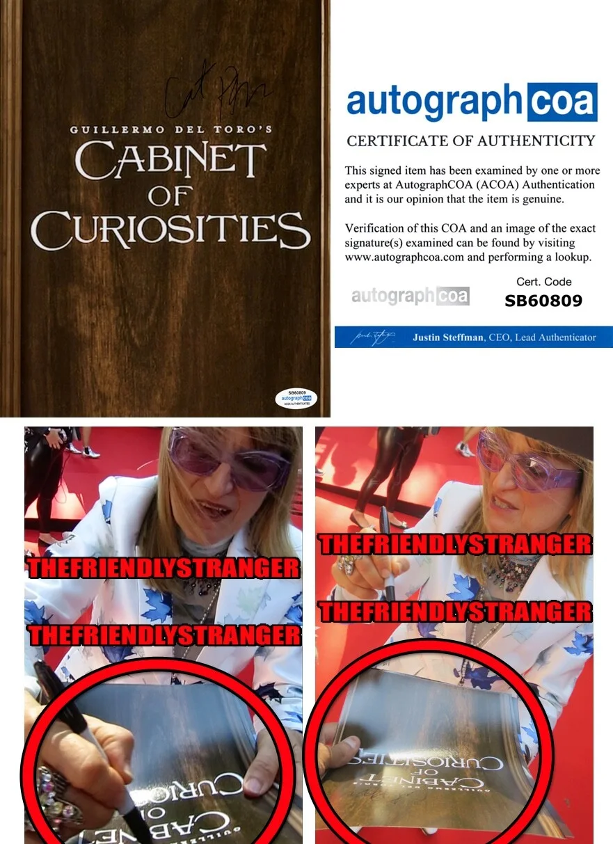 CATHERINE HARDWICKE — Catherine Hardwicke signed "CABINET OF CURIOSITIES" 8x10 Photo EXCT PROOF a ACOA