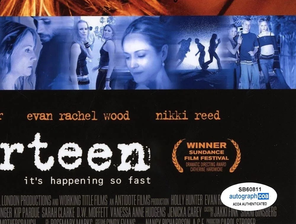 CATHERINE HARDWICKE — Catherine Hardwicke signed "THIRTEEN" 8X10 PHOTO c TWILIGHT Director ACOA COA, изображение 5