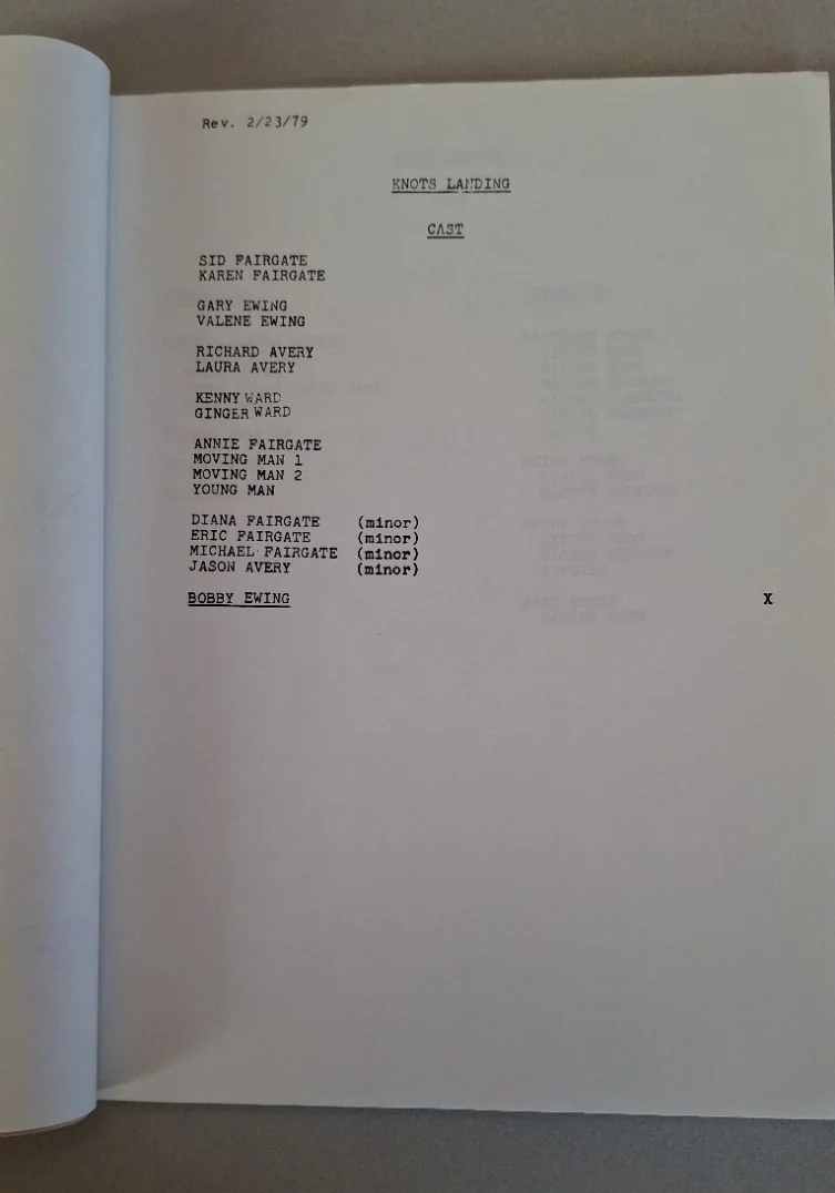 Michele Lee — Michele Lee Autographed Original First Script, "Knots Landing" Final Draft, image 4