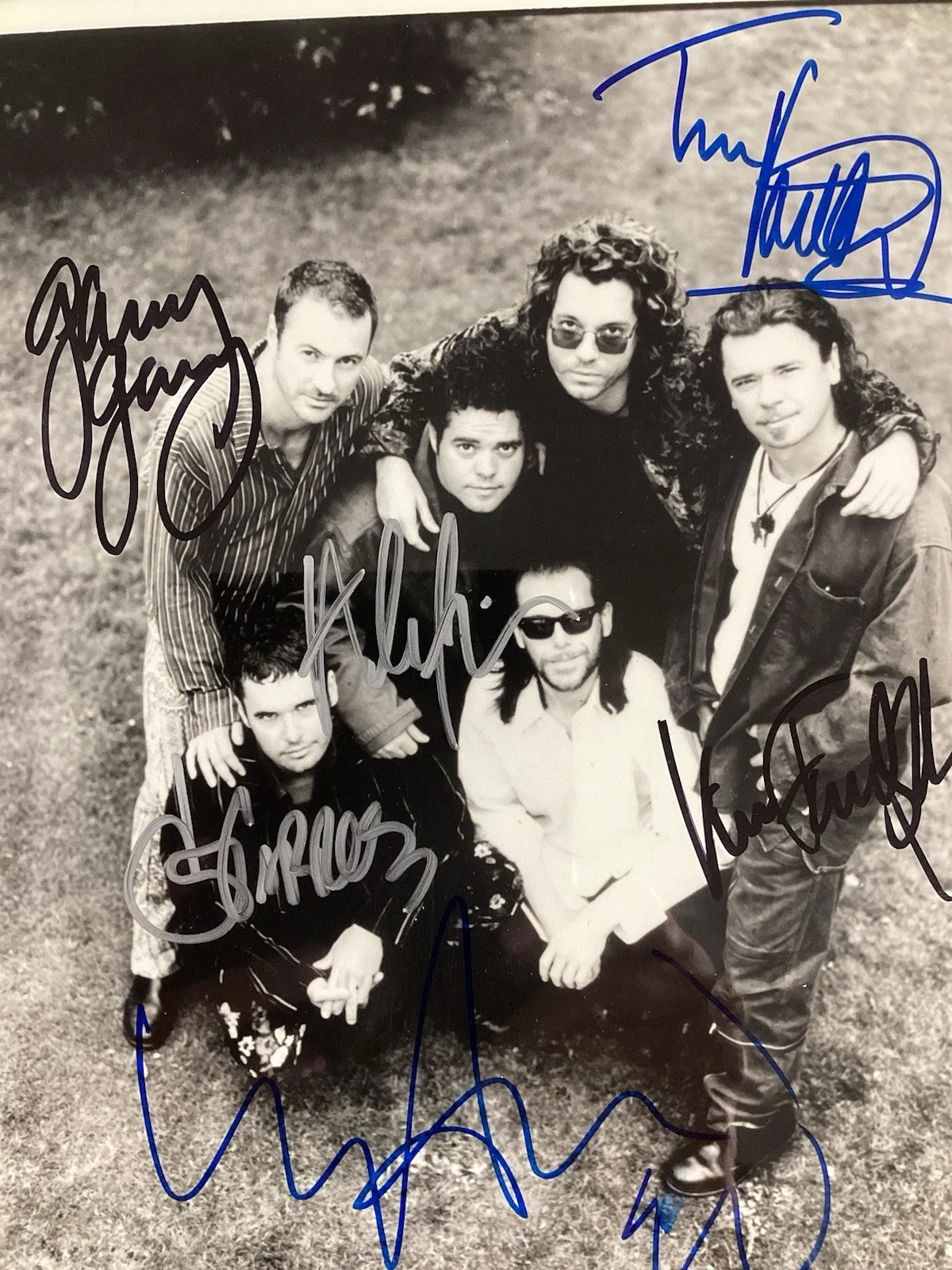 Michael Hutchence Signed Photo 8x10 INXS Complete 6 Autographs Music PSA/DNA, image 2