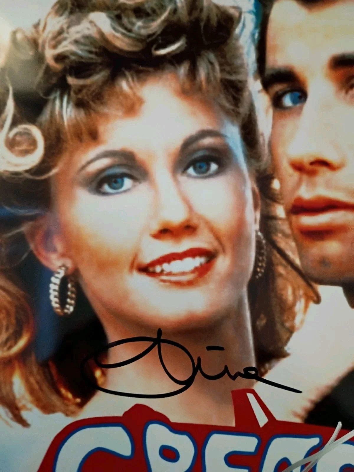 Olivia Newton John / John Travolta — Grease Olivia Newton John / John Travolta Signed 8x10 with COA And Matching Stic, image 2