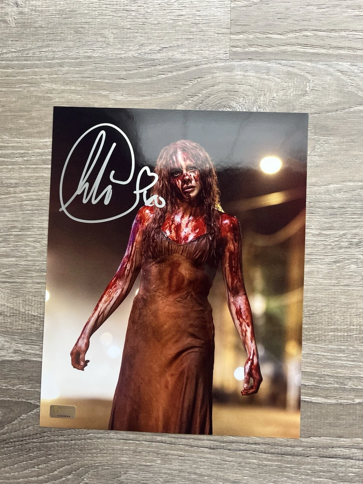 Chloe Grace Moretz — Chloe Grace Moretz Signed Carrie 8x10 Photo Celebrity Authentics COA Horror, изображение 2