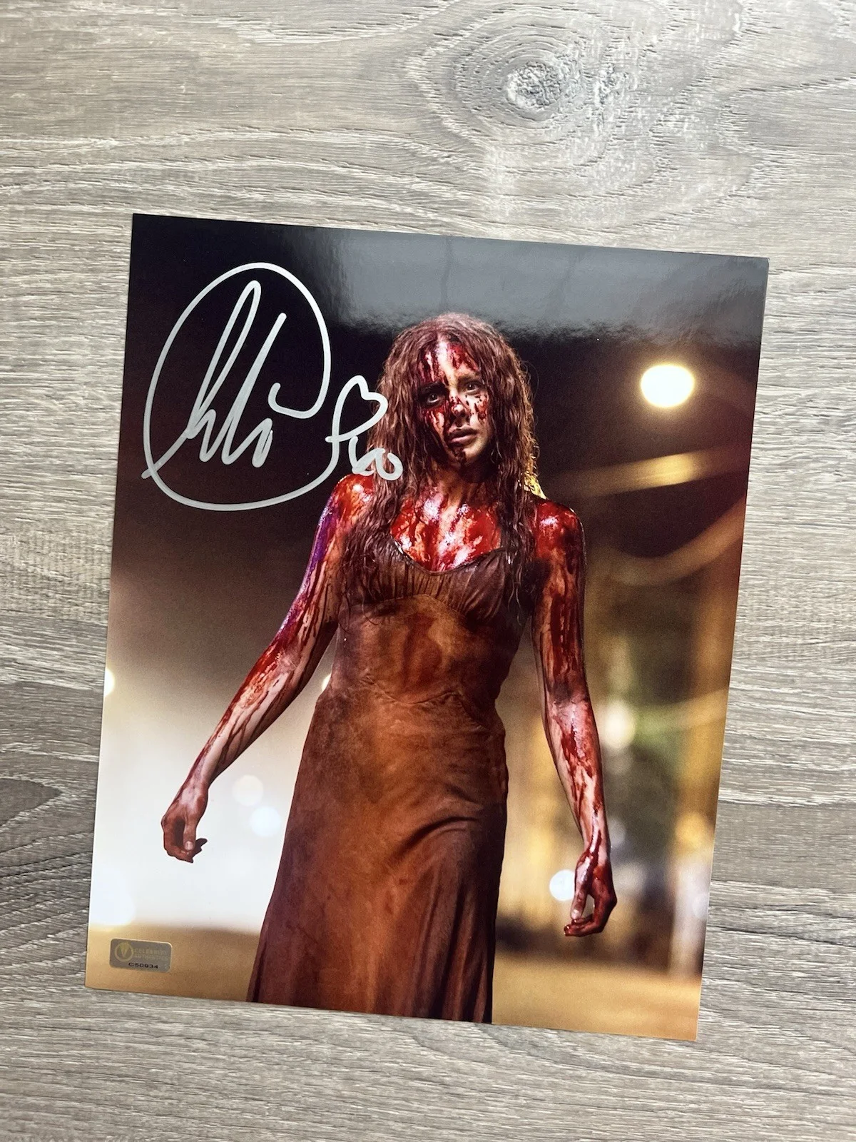 Chloe Grace Moretz — Chloe Grace Moretz Signed Carrie 8x10 Photo Celebrity Authentics COA Horror, изображение 5