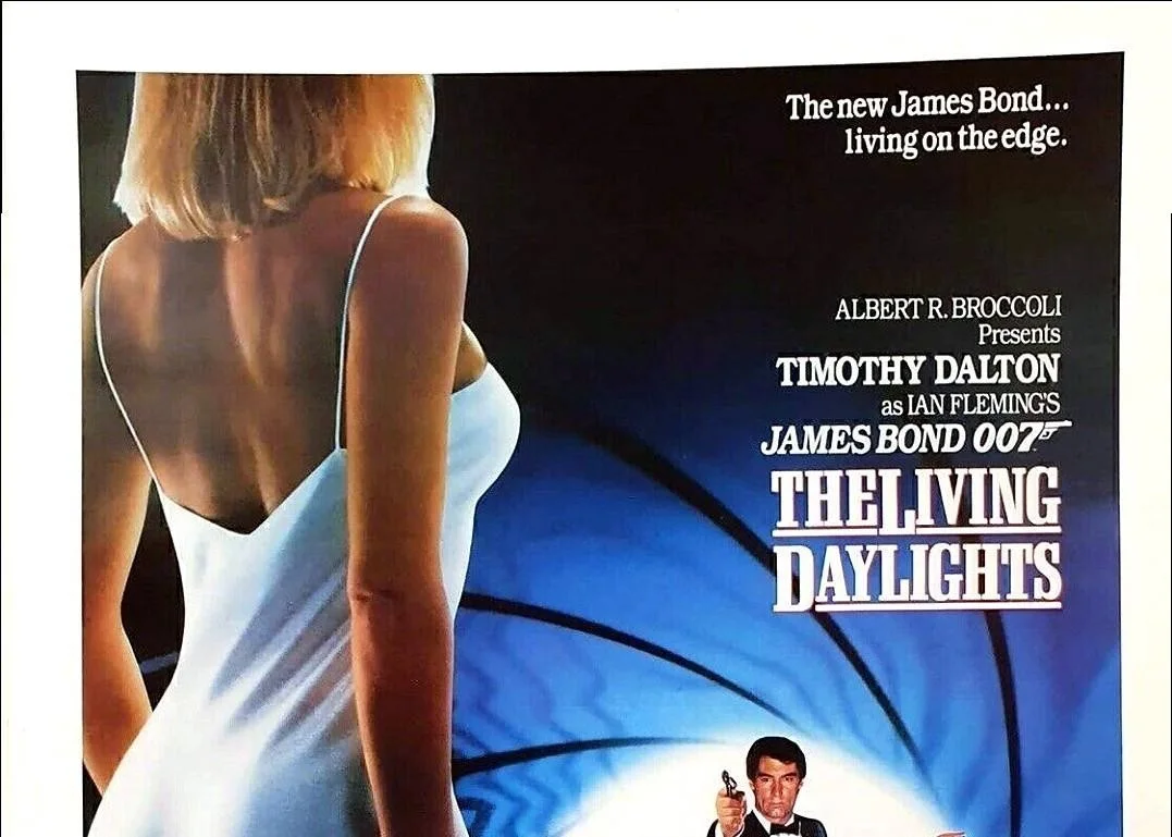 James Bond 007 The Living Daylights Vintage Poster A2 Size 1987 Film Memorabilia, изображение 2