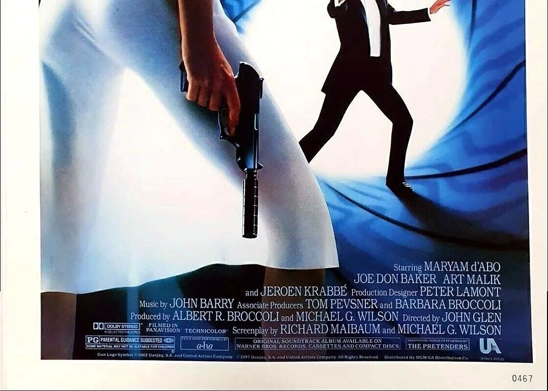 James Bond 007 The Living Daylights Vintage Poster A2 Size 1987 Film Memorabilia, изображение 3