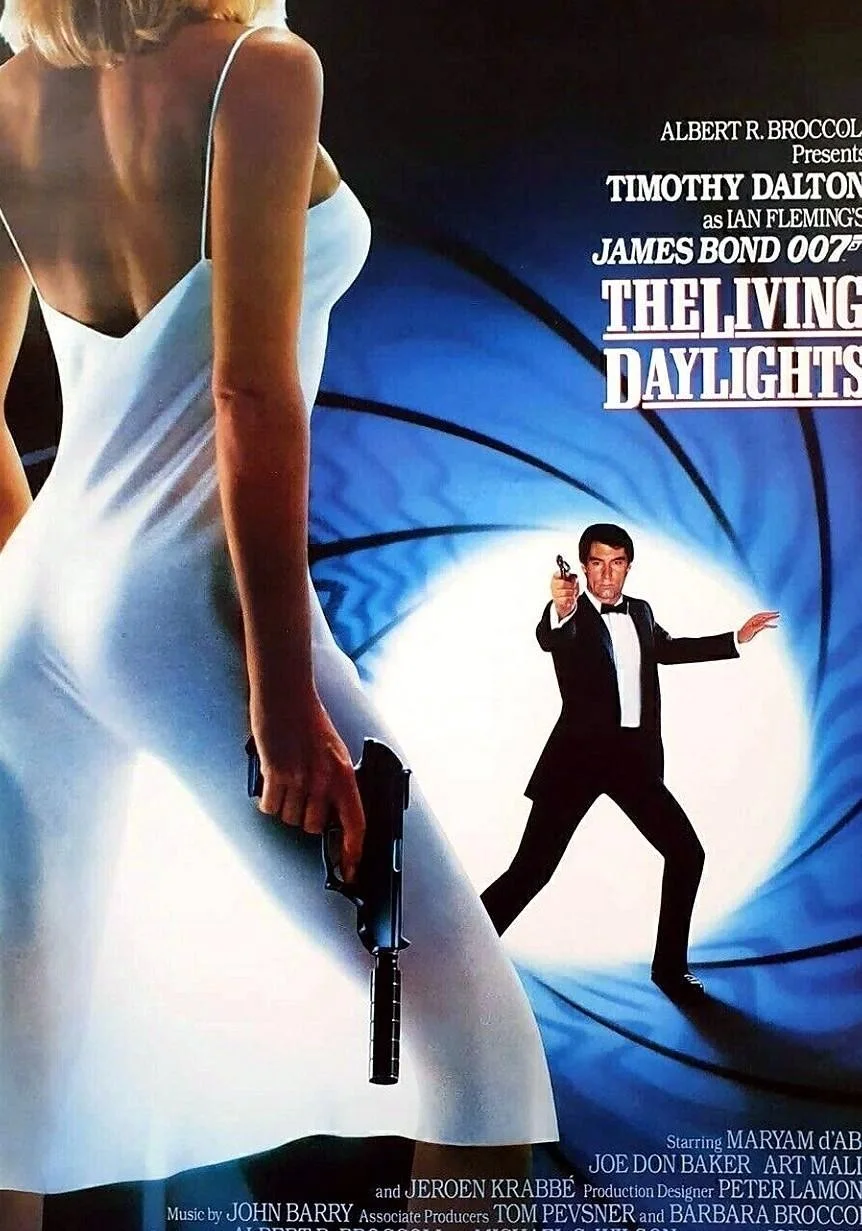 James Bond 007 The Living Daylights Vintage Poster A2 Size 1987 Film Memorabilia, изображение 4
