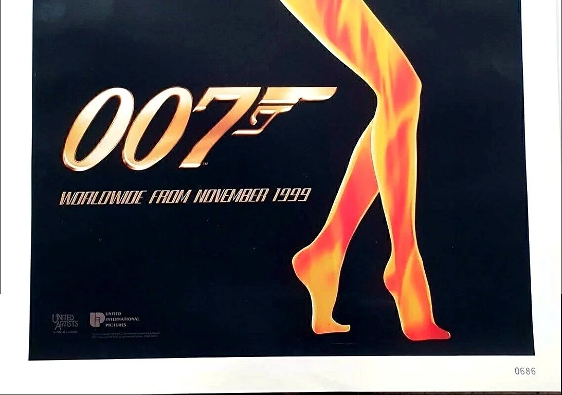 James Bond 007 The World Is Not Enough Vintage Poster A2 Size 1999 Film Memorabi, изображение 2