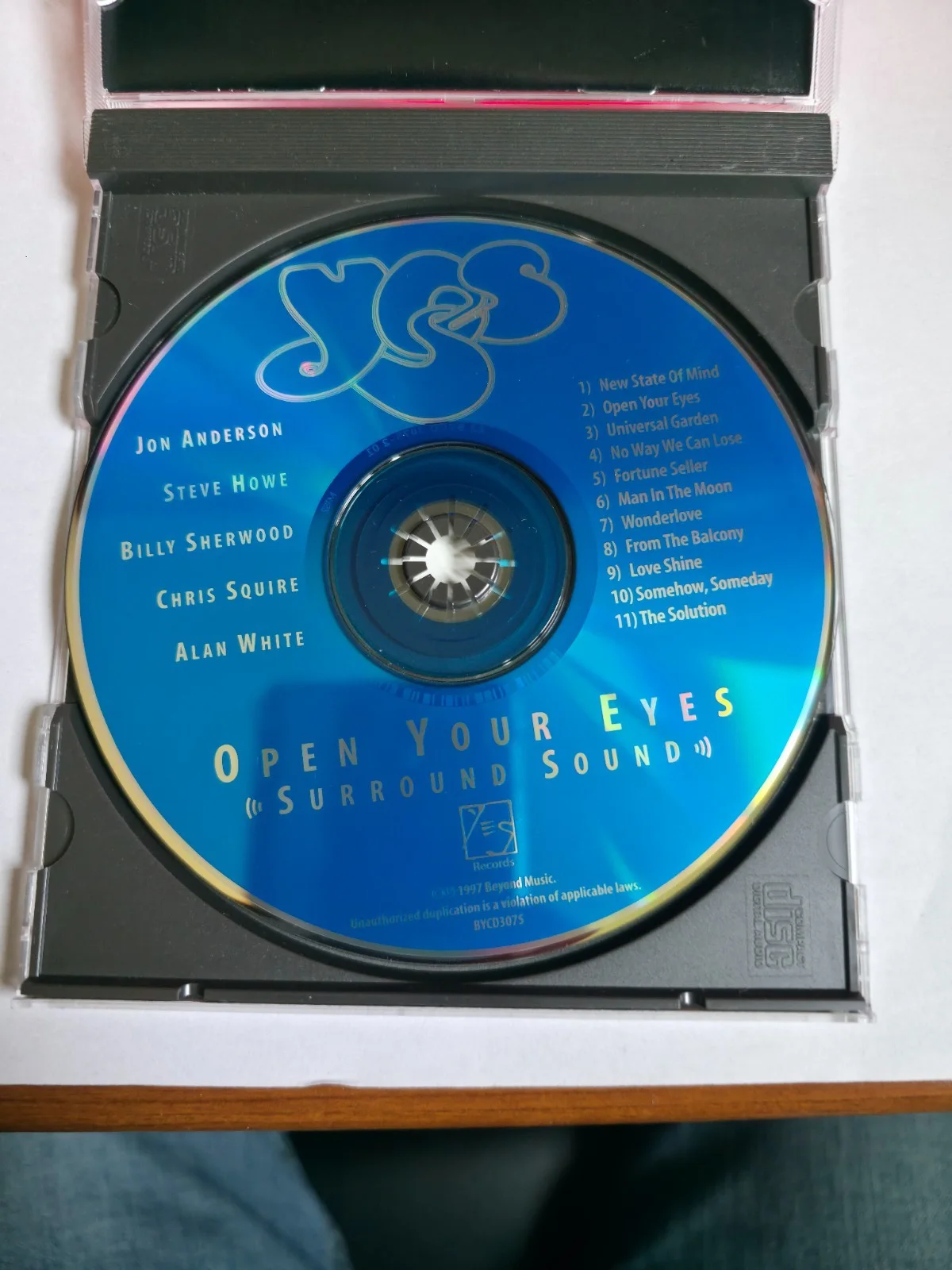 YES Open Your Eyes Limited Edition Signed CD, image 2
