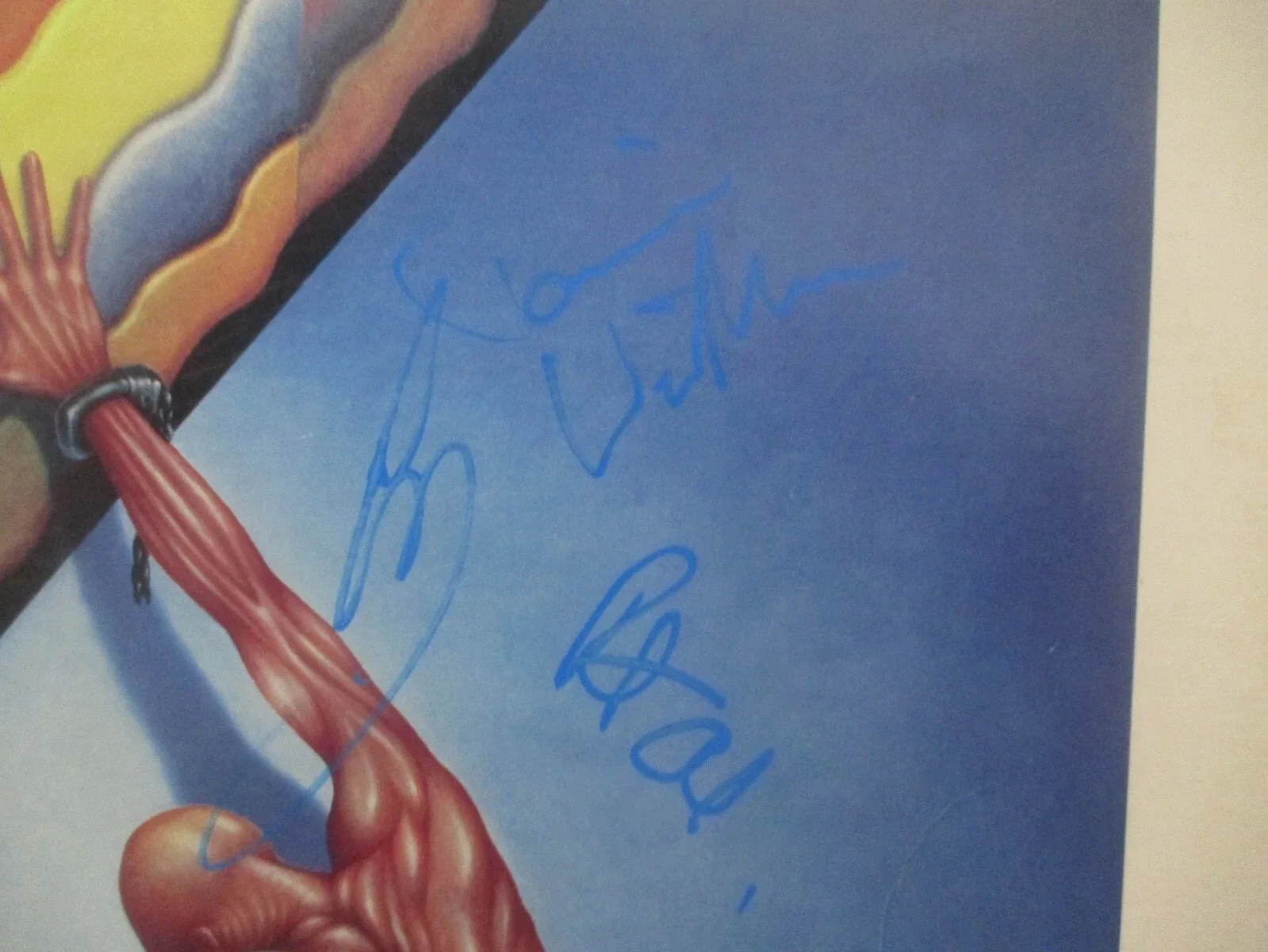 THE FIXX AUTHENTIC AUTOGRAPHED/SIGNED VINYL RECORD ALBUM BY ENTIRE BAND, изображение 2