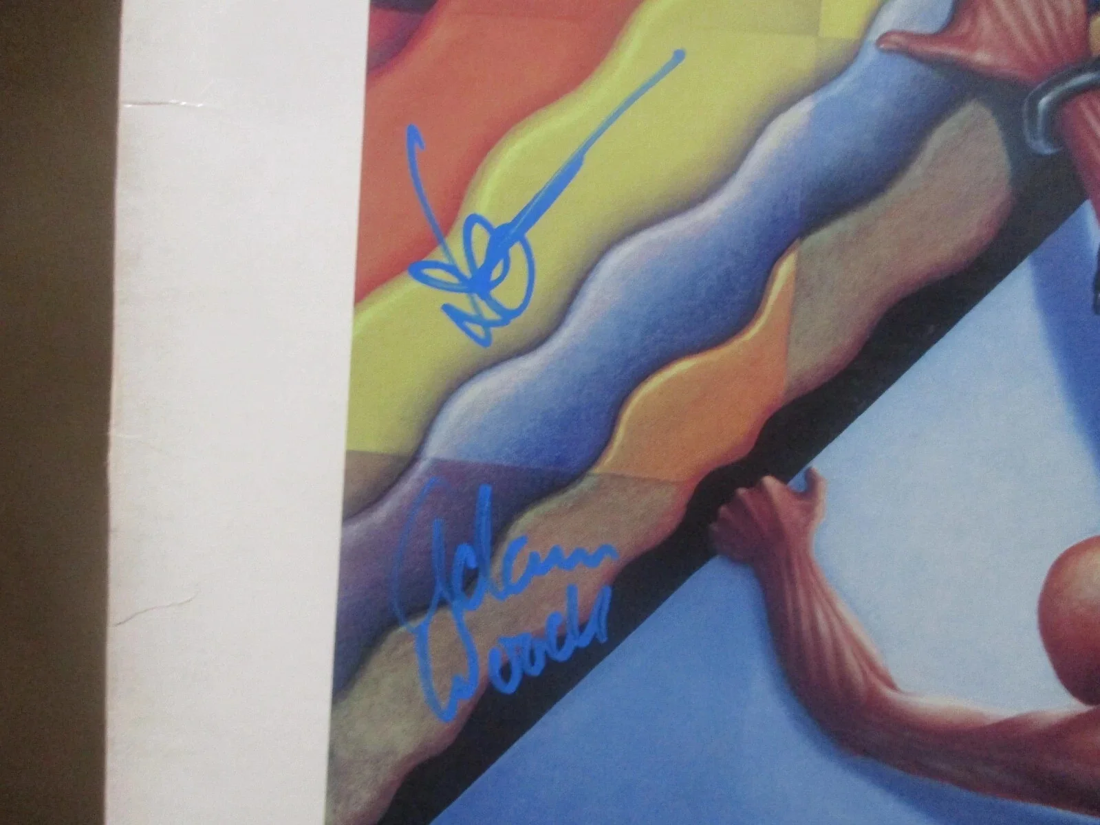 THE FIXX AUTHENTIC AUTOGRAPHED/SIGNED VINYL RECORD ALBUM BY ENTIRE BAND, изображение 3