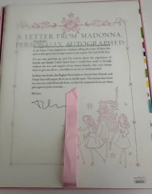 Madonna The English Roses Autographed Book Set 1423/1500 (JSA LOA), image 3