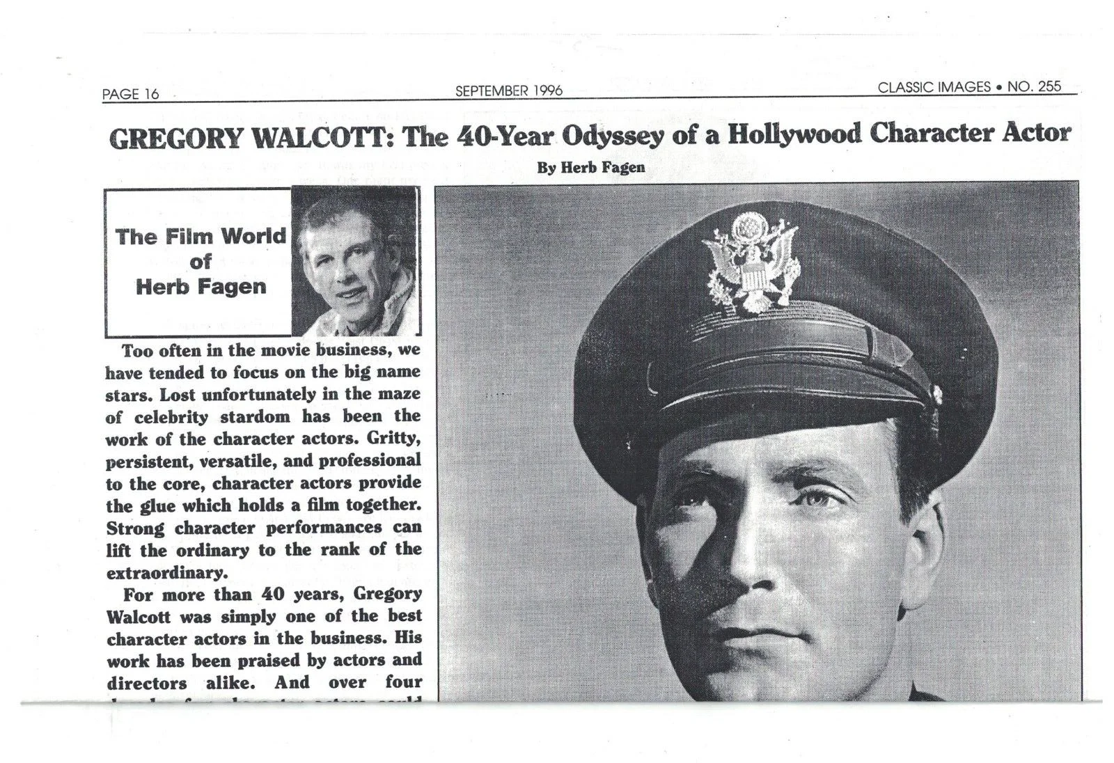 Gregory Walcott — GREGORY WALCOTT Autograph Plan 9 From Outer Space FREE SHIPPING! Clint Eastwood, image 3