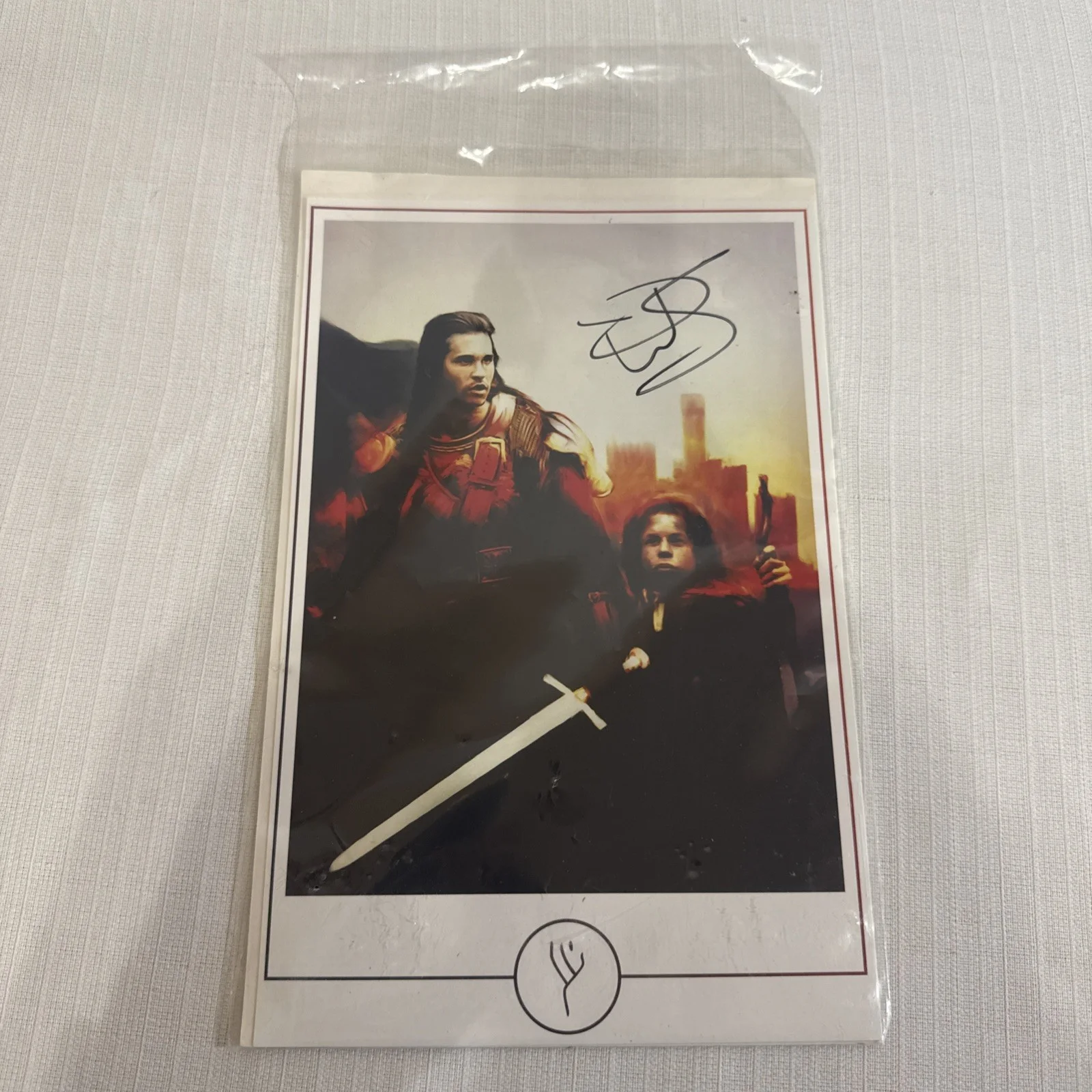 Warwick Davis — Warwick Davis Signed 6.5x10 Willow Photograph Photo Photocard No COA, image 2