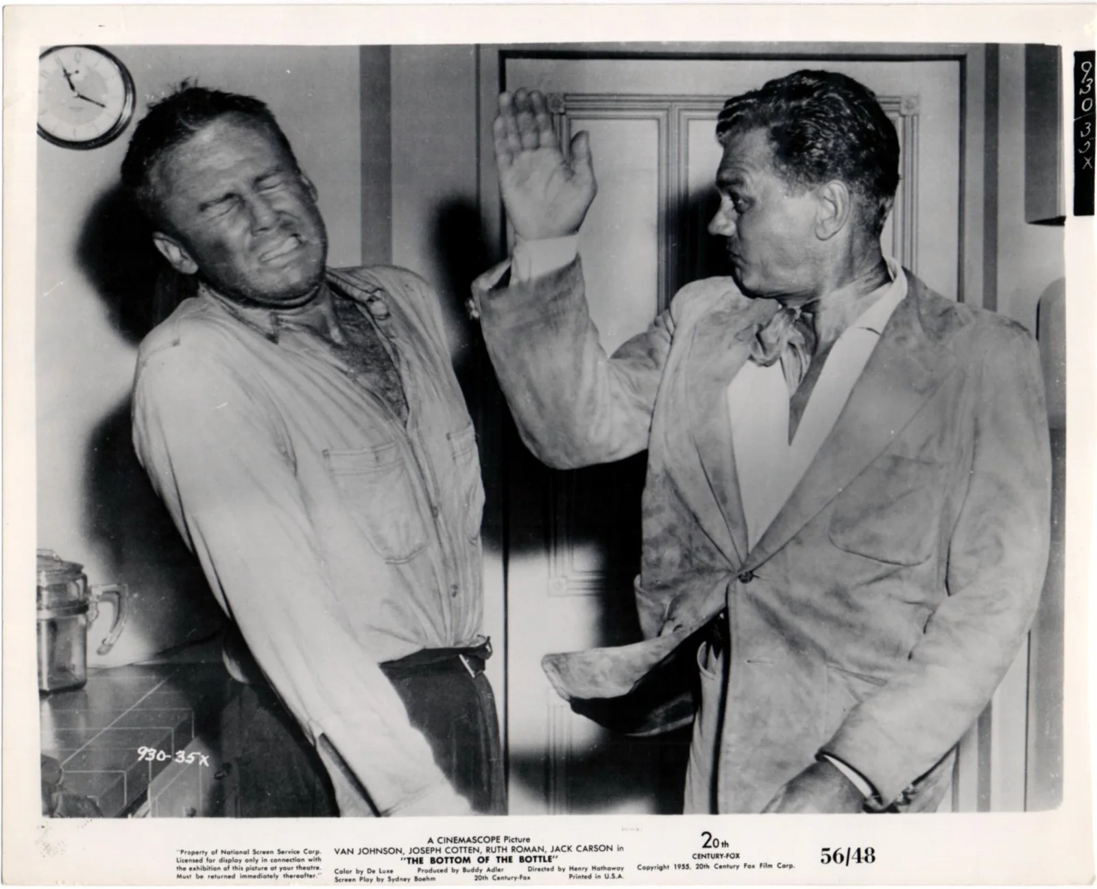 BOTTOM OF THE BOTTLE 1956 Van Johnson, Joseph Cotten, Ruth Roman 12 STILLS, изображение 4